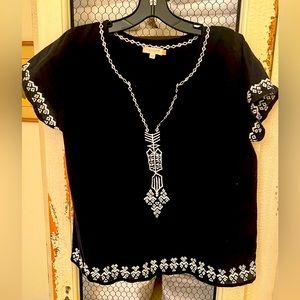 EUC Pink Chicken Boho Top